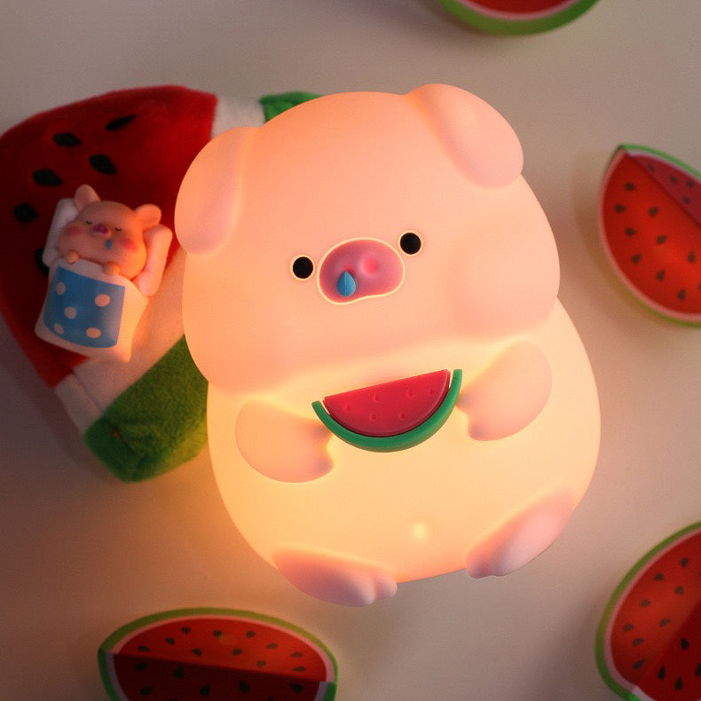 Foodie Pig Silicone LED Night Lamp (5-9 Working Days Delivery)