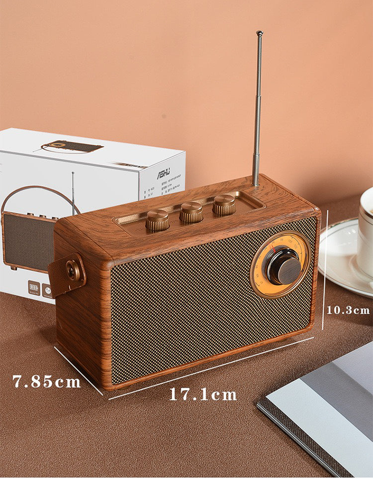Retro Radio Bluetooth Speaker (5-9 Working Days Delivery)