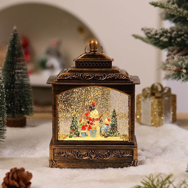 Christmas Chalet Snow Dome + Night Lamp (5-9 Working Days Delivery)