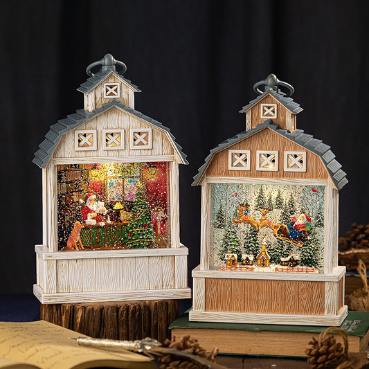 Farm House Snow Dome + Night Lamp (5-9 Working Days Delivery)