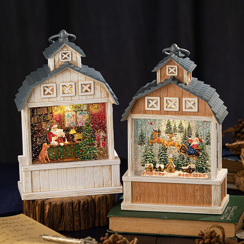 Farm House Snow Dome + Night Lamp (5-9 Working Days Delivery)