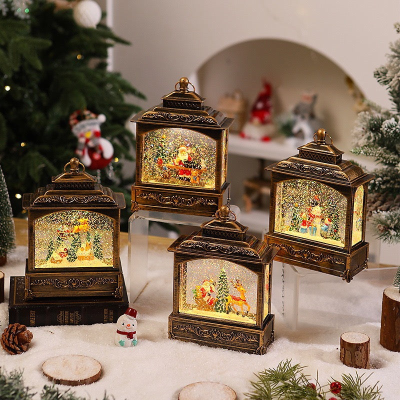 Christmas Chalet Snow Dome + Night Lamp (5-9 Working Days Delivery)