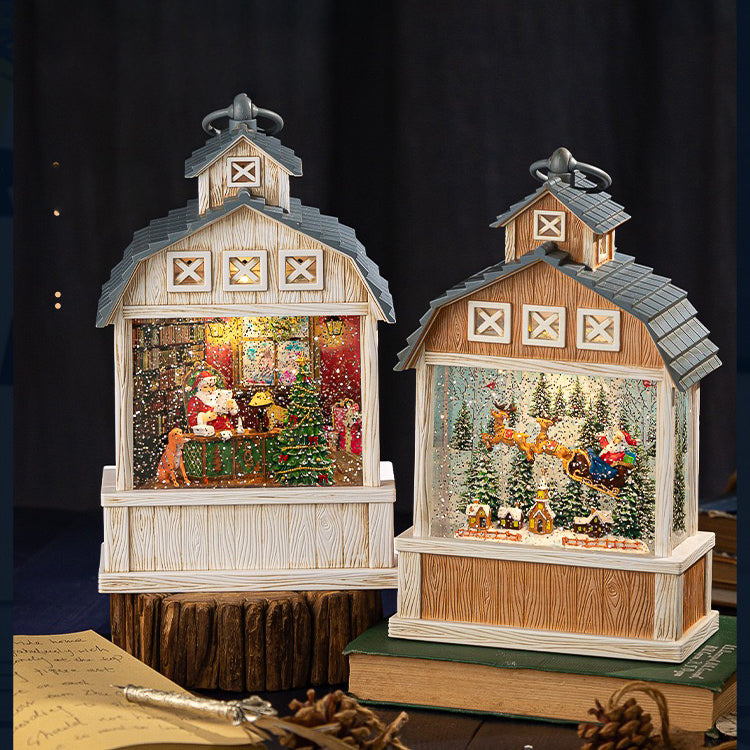 Farm House Snow Dome + Night Lamp (5-9 Working Days Delivery)