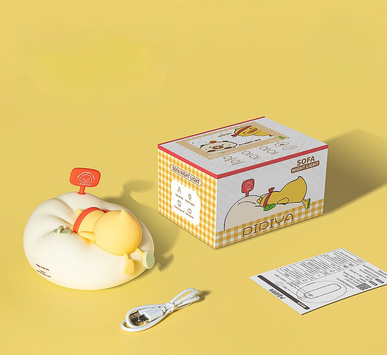 Pipiya Lazy Duck LED Night Lamp (5-9 Working Days Delivery)