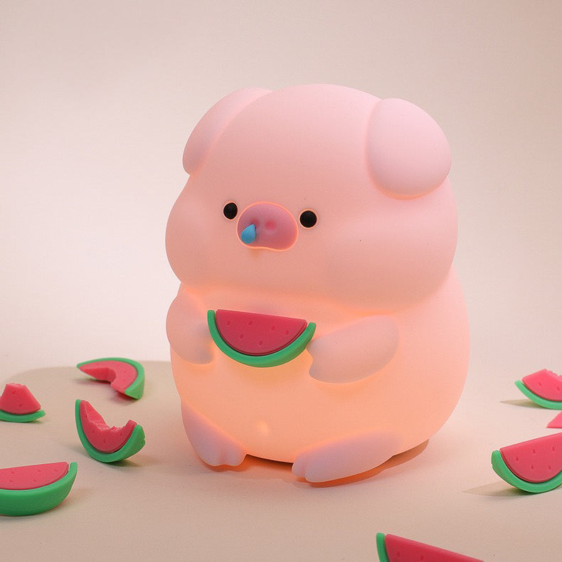 Foodie Pig Silicone LED Night Lamp (5-9 Working Days Delivery)