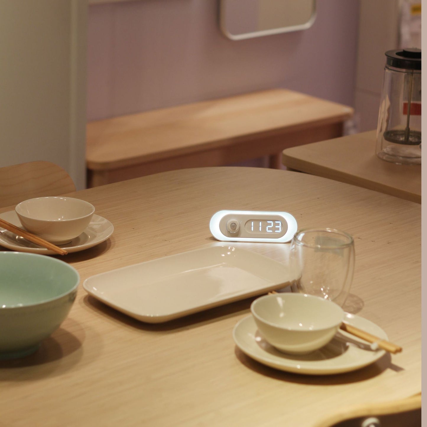 Motion Sensing LED Lamp + Display Clock (5 - 9 Working Days Delivery)