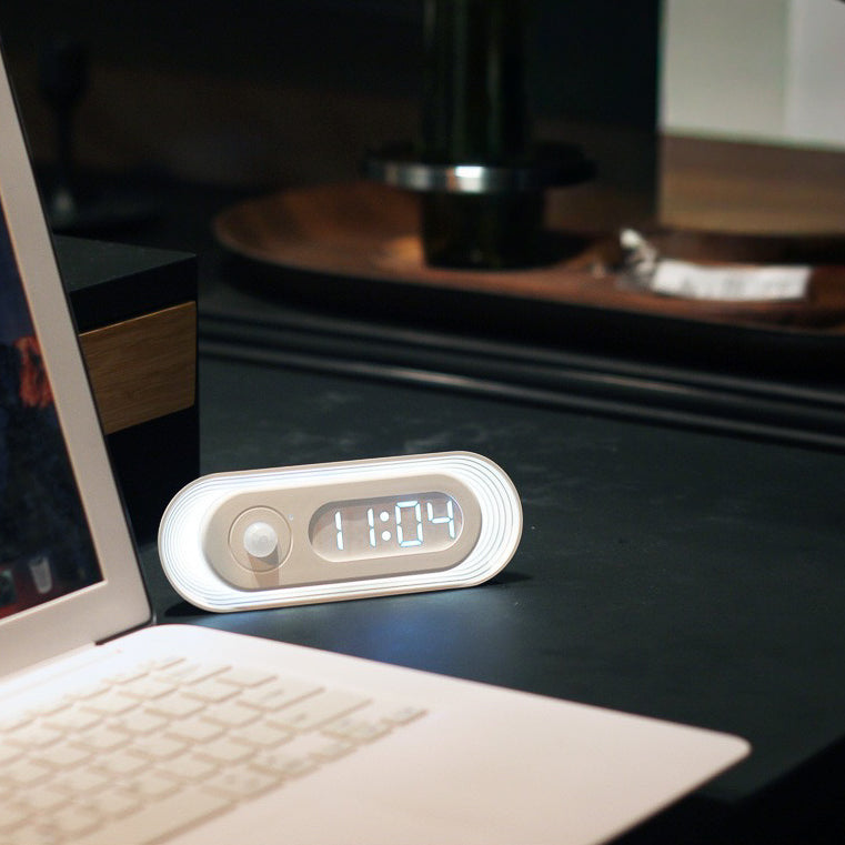 Motion Sensing LED Lamp + Display Clock (5 - 9 Working Days Delivery)