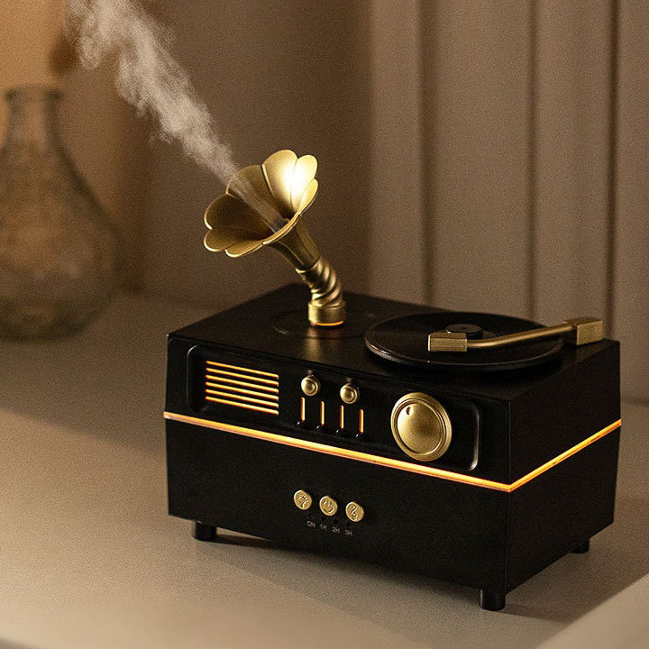 Classic Gramophone 2 in 1 Fragrance Diffuser + Bluetooth Speaker (5-9 Working Days Delivery)