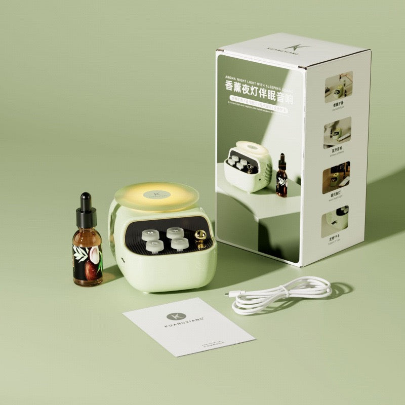 << READY STOCK >> K12 Vinyl Bluetooth Speaker With Fragrance Diffuser