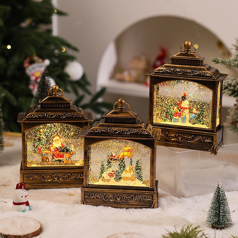 Christmas Chalet Snow Dome + Night Lamp (5-9 Working Days Delivery)