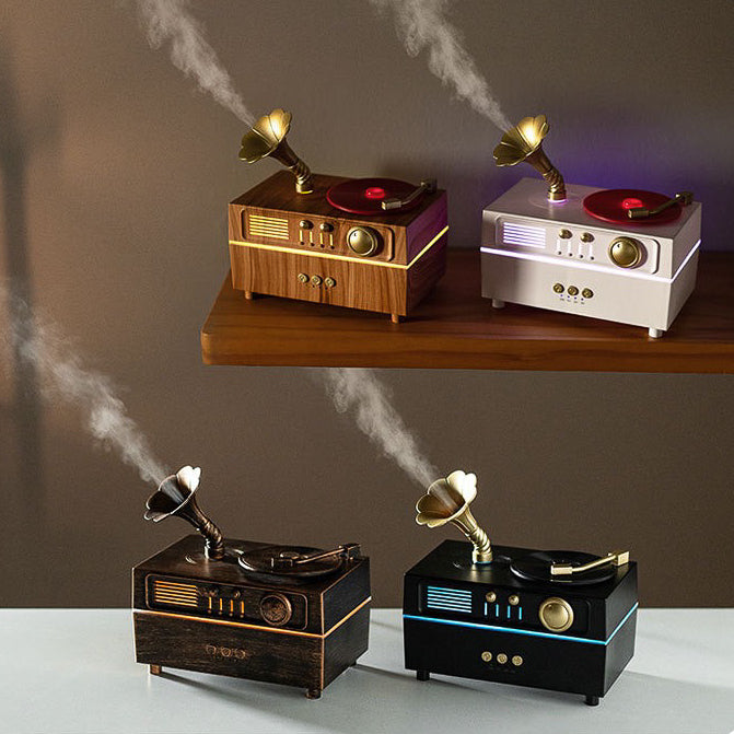 Classic Gramophone 2 in 1 Fragrance Diffuser + Bluetooth Speaker (5-9 Working Days Delivery)