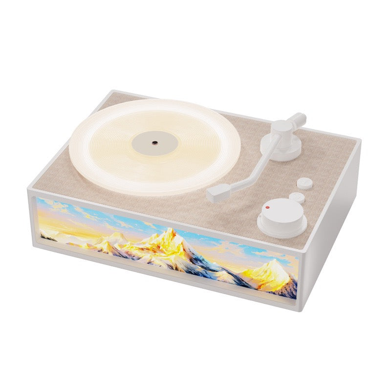 Modern Vinyl Bluetooth Speaker With Fragrance Diffuser (5-9 Working Days Delivery)