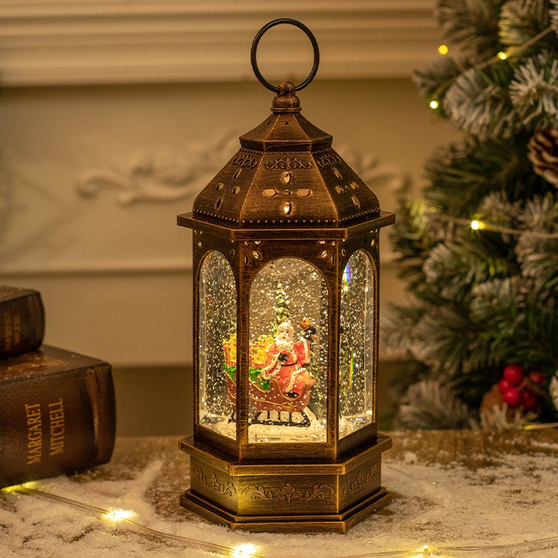 Lantern Tower Snow Dome + Night Lamp (5-9 Working Days Delivery)