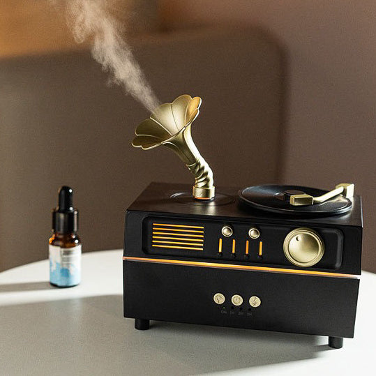 Classic Gramophone 2 in 1 Fragrance Diffuser + Bluetooth Speaker (5-9 Working Days Delivery)