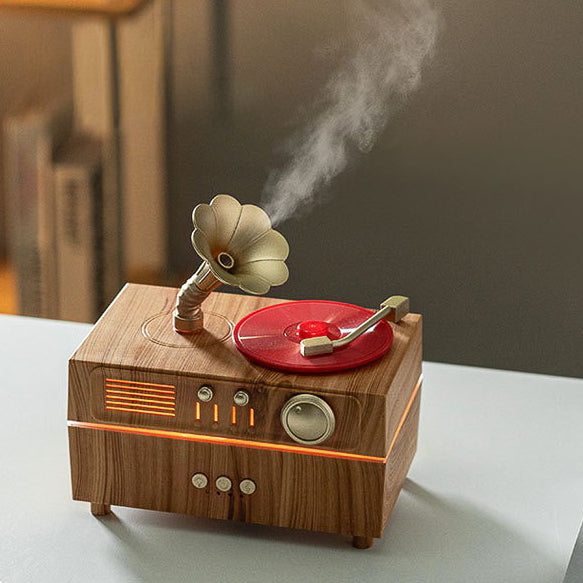 Classic Gramophone 2 in 1 Fragrance Diffuser + Bluetooth Speaker (5-9 Working Days Delivery)