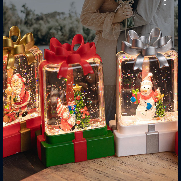 Christmas Gift Box Snow Dome + Night Lamp (5-9 Working Days Delivery)