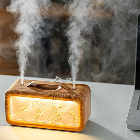 Mountain Scene Night Lamp + Humidifier (5-9 Working Days Delivery)