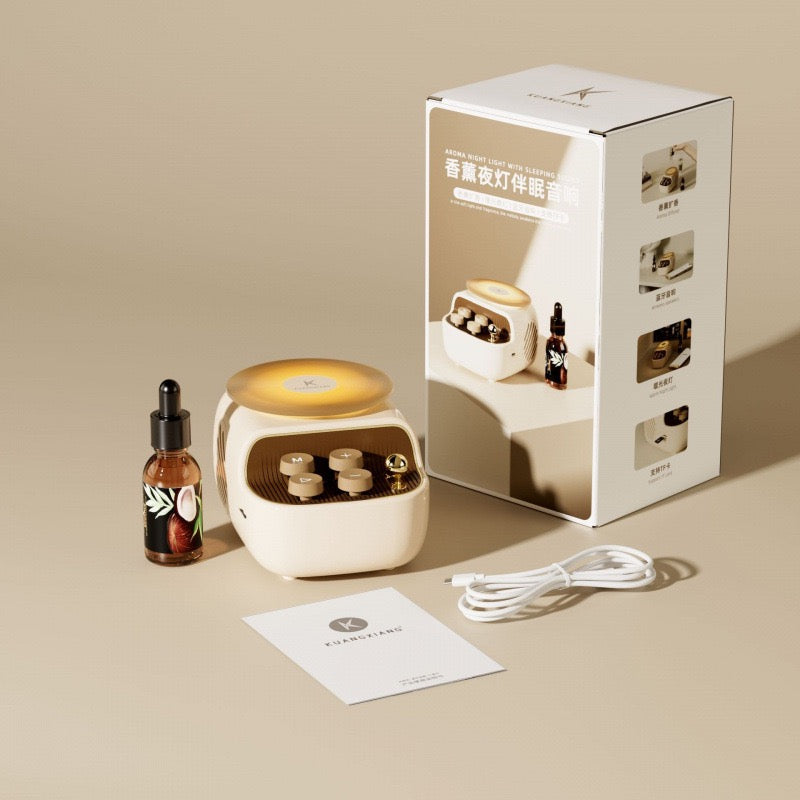 << READY STOCK >> K12 Vinyl Bluetooth Speaker With Fragrance Diffuser