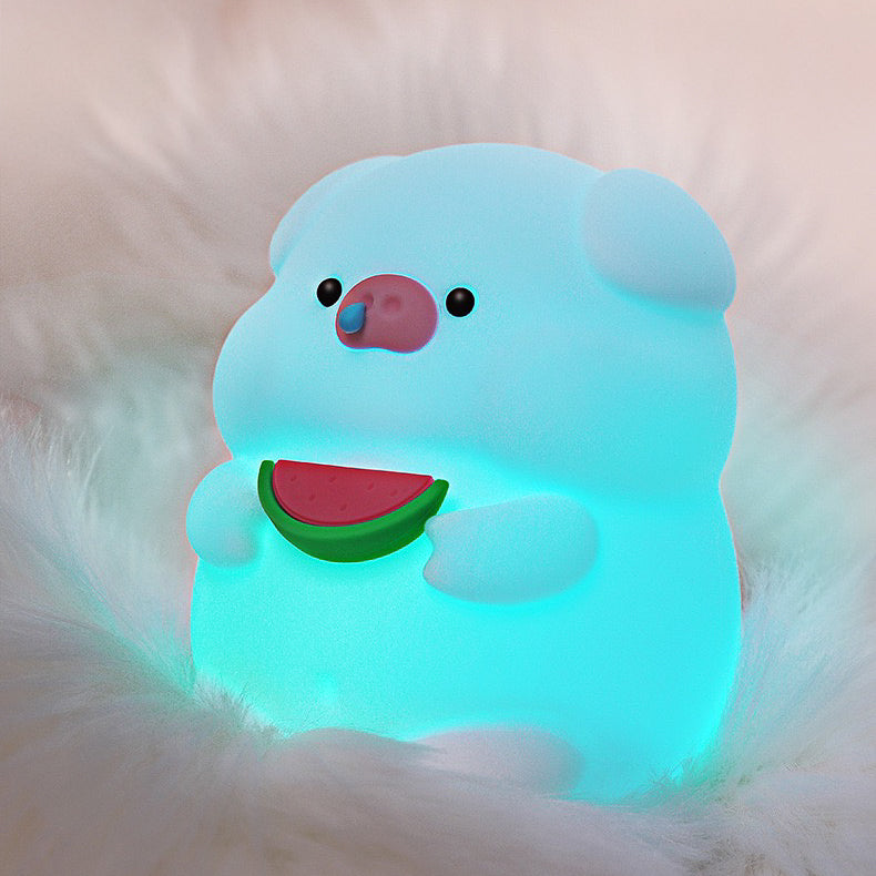 Foodie Pig Silicone LED Night Lamp (5-9 Working Days Delivery)