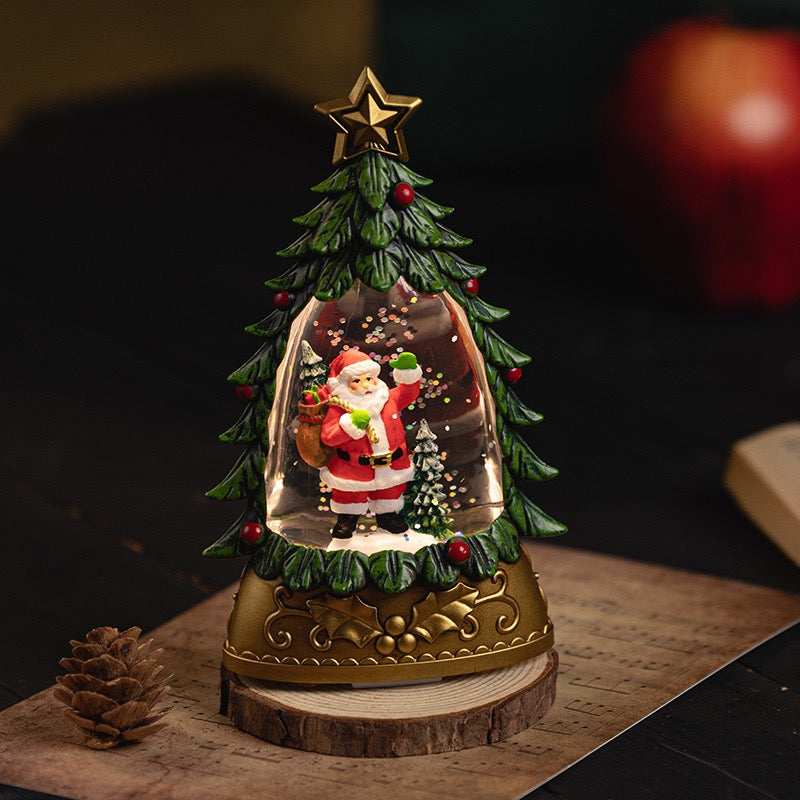 Christmas Tree Snow Dome + Night Lamp (5-9 Working Days Delivery)