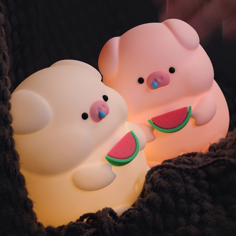 Foodie Pig Silicone LED Night Lamp (5-9 Working Days Delivery)