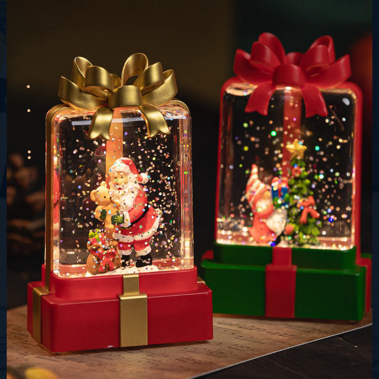 Christmas Gift Box Snow Dome + Night Lamp (5-9 Working Days Delivery)
