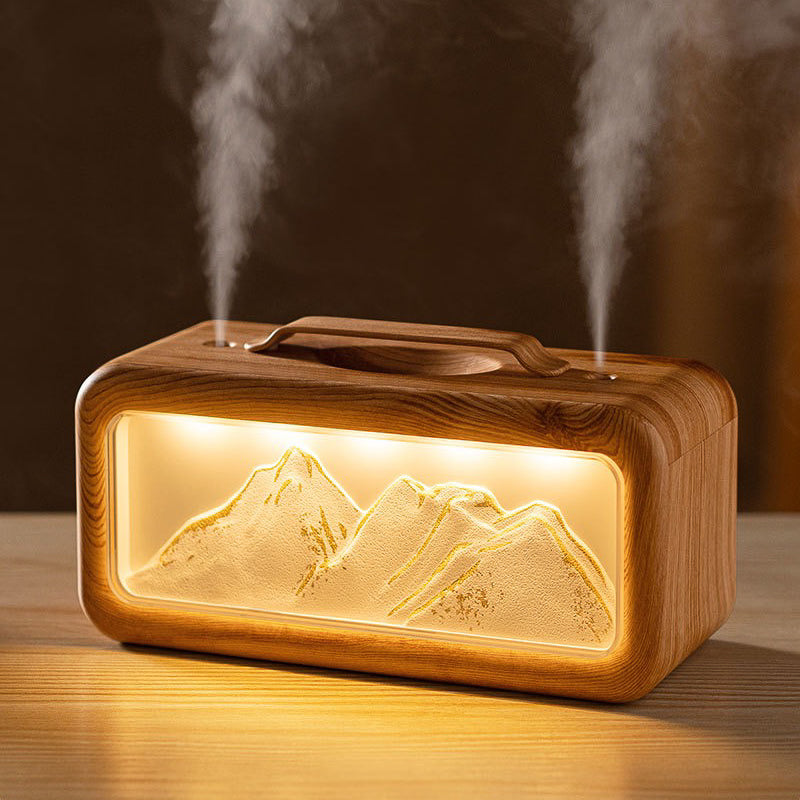 Mountain Scene Night Lamp + Humidifier (5-9 Working Days Delivery)