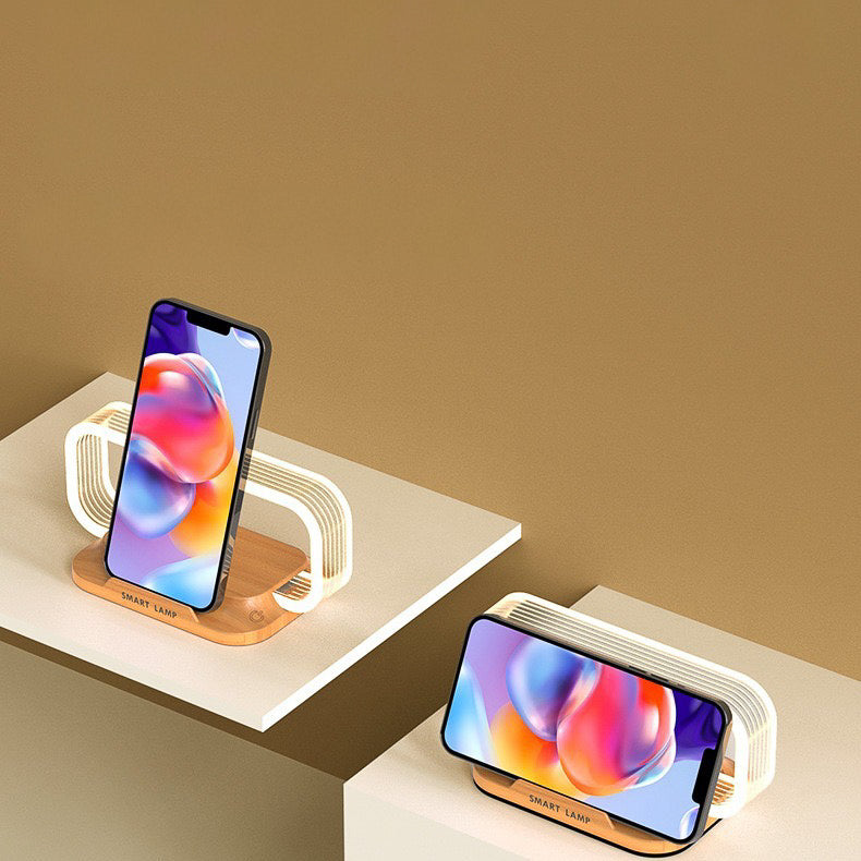 W06 Bedside Wireless 2 in 1 Charging Pad + LED Lamp (5 - 9 Working Days Delivery)