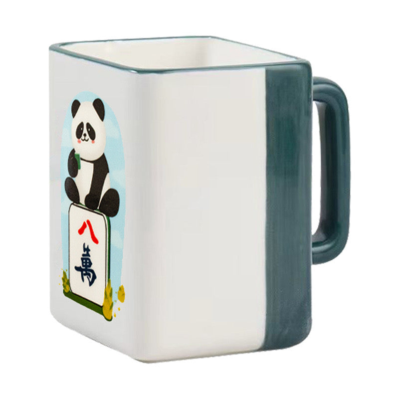Panda Mahjong Ceramic Coffee Mug (5-9 Working Days Delivery)