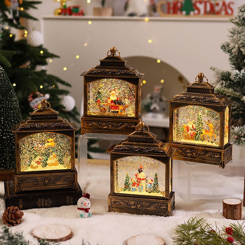 Christmas Chalet Snow Dome + Night Lamp (5-9 Working Days Delivery)