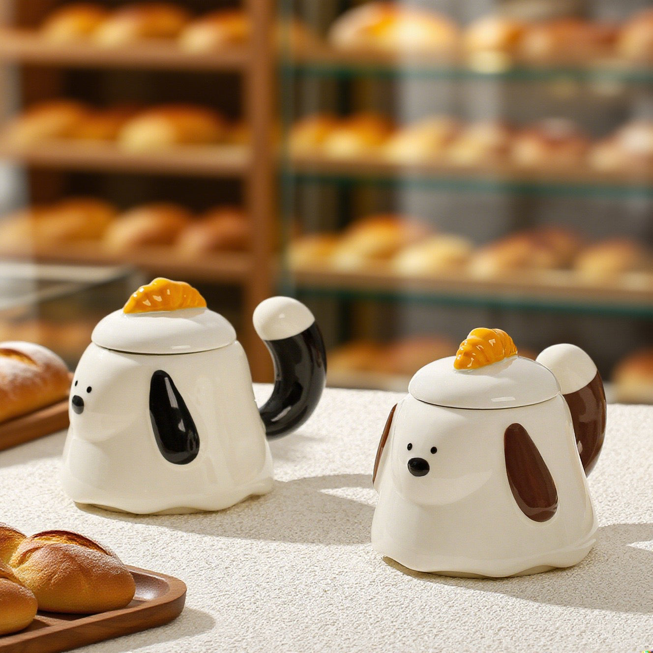 << READY STOCK >> Winter Puppy Coffee Mug