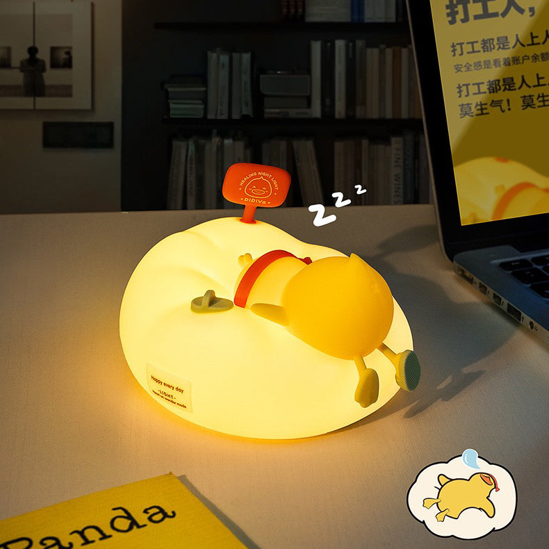 Pipiya Lazy Duck LED Night Lamp (5-9 Working Days Delivery)