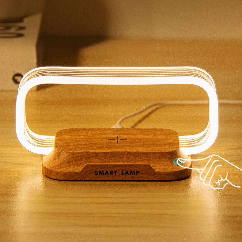 W06 Bedside Wireless 2 in 1 Charging Pad + LED Lamp (5 - 9 Working Days Delivery)