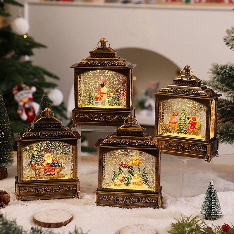 Christmas Chalet Snow Dome + Night Lamp (5-9 Working Days Delivery)