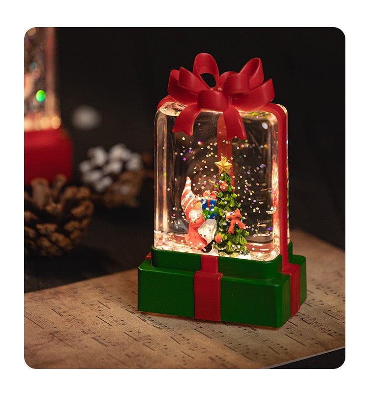 Christmas Gift Box Snow Dome + Night Lamp (5-9 Working Days Delivery)