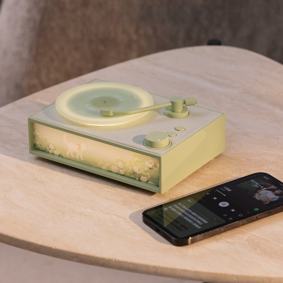 Modern Vinyl Bluetooth Speaker With Fragrance Diffuser (5-9 Working Days Delivery)