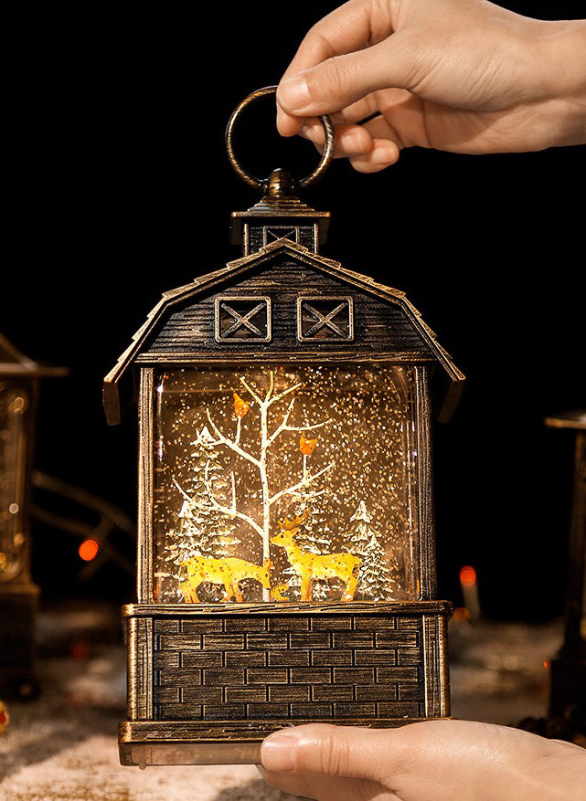 Dutch Farmhouse Snow Dome + Night Lamp (5-9 Working Days Delivery)