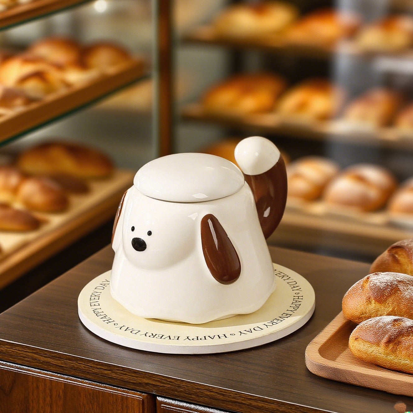 << READY STOCK >> Winter Puppy Coffee Mug