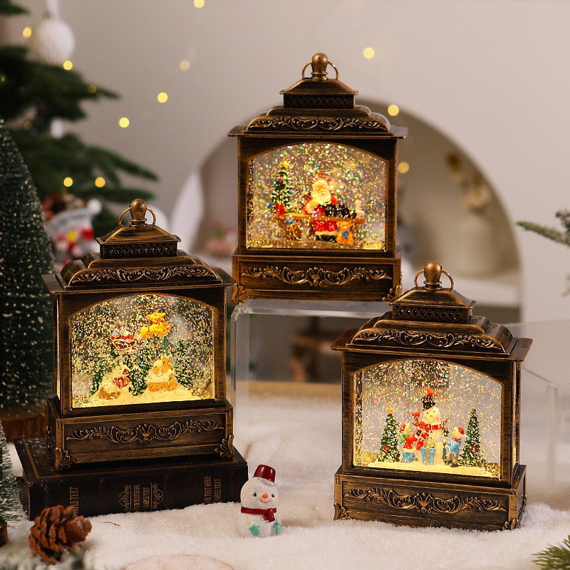 Christmas Chalet Snow Dome + Night Lamp (5-9 Working Days Delivery)