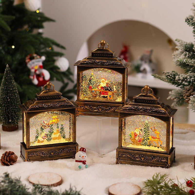 Christmas Chalet Snow Dome + Night Lamp (5-9 Working Days Delivery)