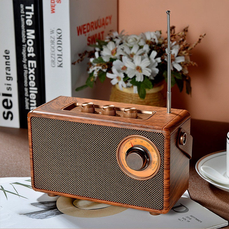 Retro Radio Bluetooth Speaker (5-9 Working Days Delivery)