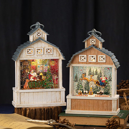 Farm House Snow Dome + Night Lamp (5-9 Working Days Delivery)
