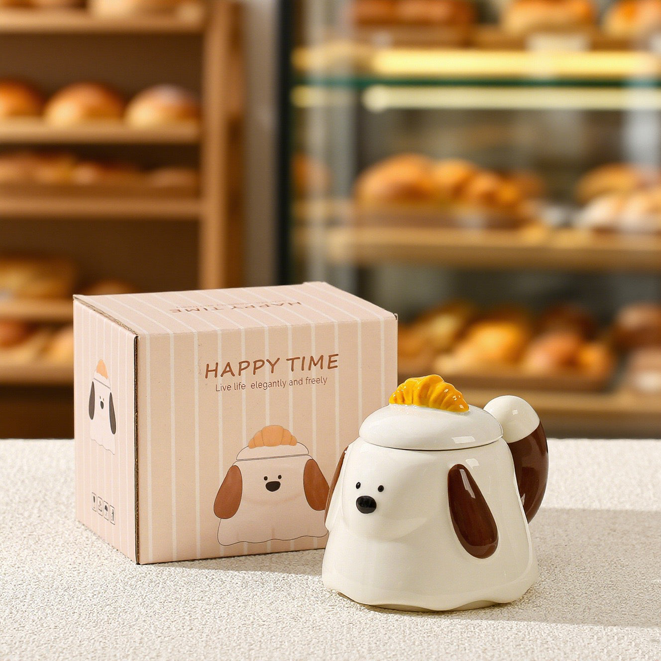 << READY STOCK >> Winter Puppy Coffee Mug