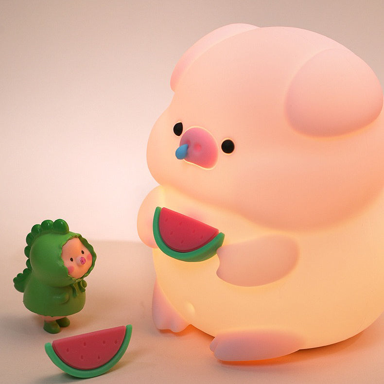 Foodie Pig Silicone LED Night Lamp (5-9 Working Days Delivery)