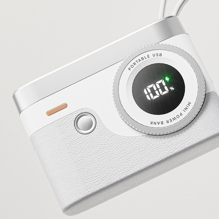 T-03 Retro Camera Powerbank 10000mAh (5-9 Working Days Delivery)