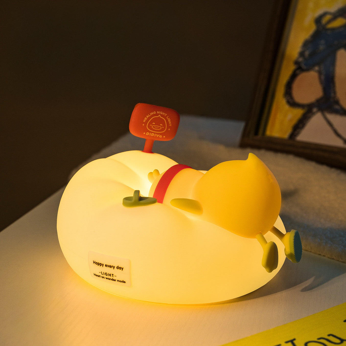 Pipiya Lazy Duck LED Night Lamp (5-9 Working Days Delivery)