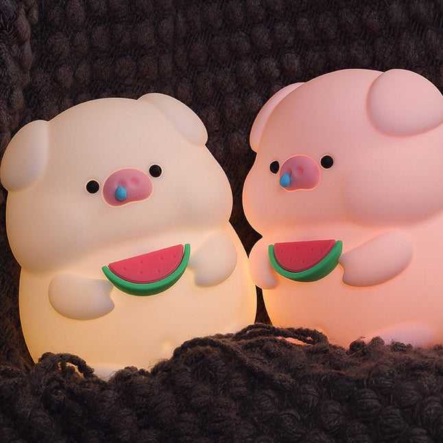 Foodie Pig Silicone LED Night Lamp (5-9 Working Days Delivery)