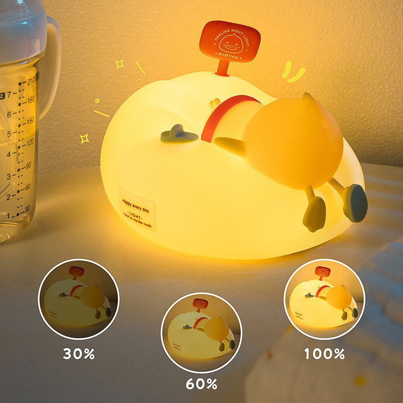 Pipiya Lazy Duck LED Night Lamp (5-9 Working Days Delivery)