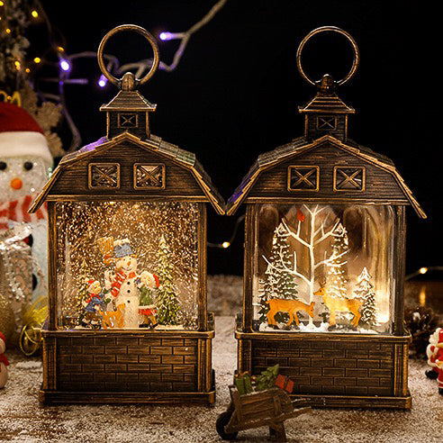 Dutch Farmhouse Snow Dome + Night Lamp (5-9 Working Days Delivery)