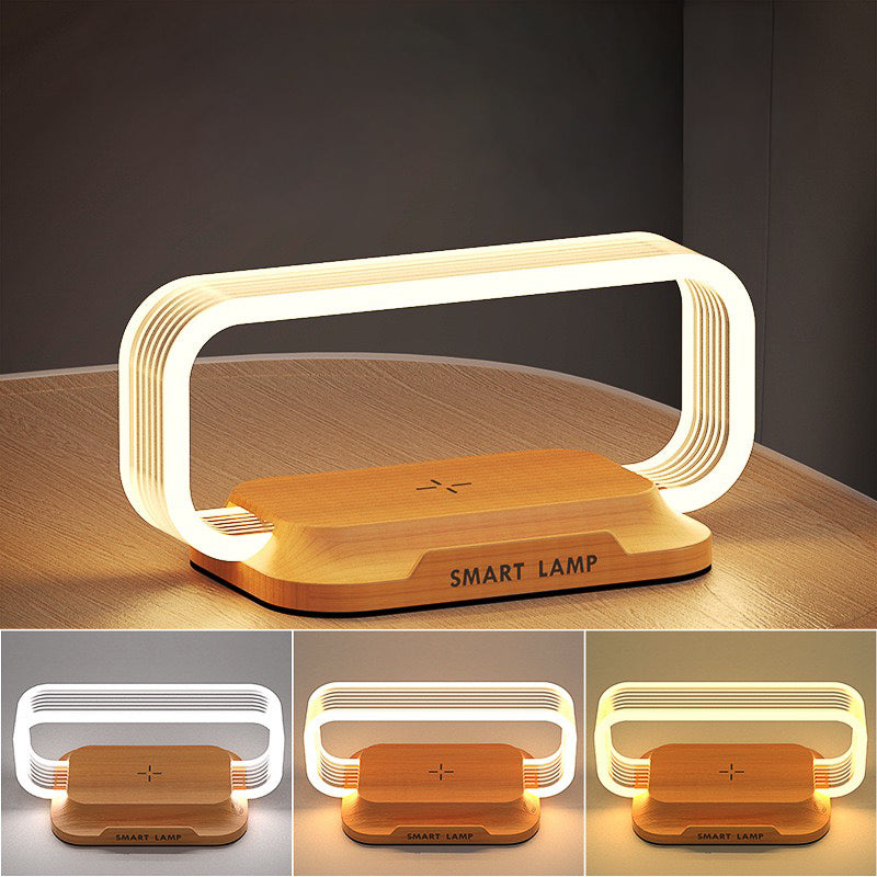 W06 Bedside Wireless 2 in 1 Charging Pad + LED Lamp (5 - 9 Working Days Delivery)